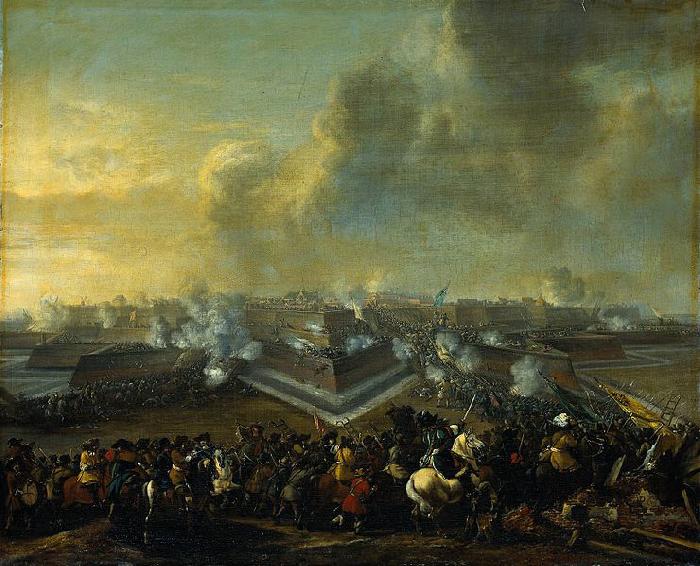 Pieter Wouwerman The storming of Coevoorden, 30 december 1672 oil painting image